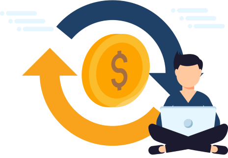 People hands happy about trading